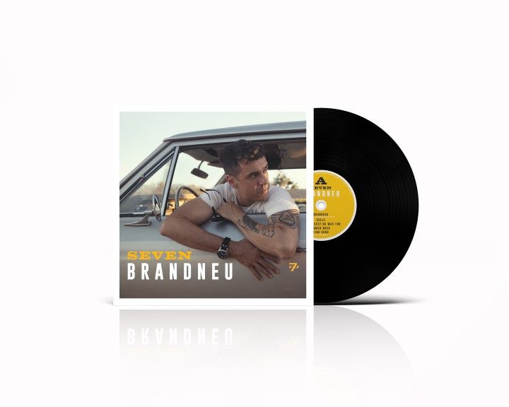 Seven Vinyl Record Mockup